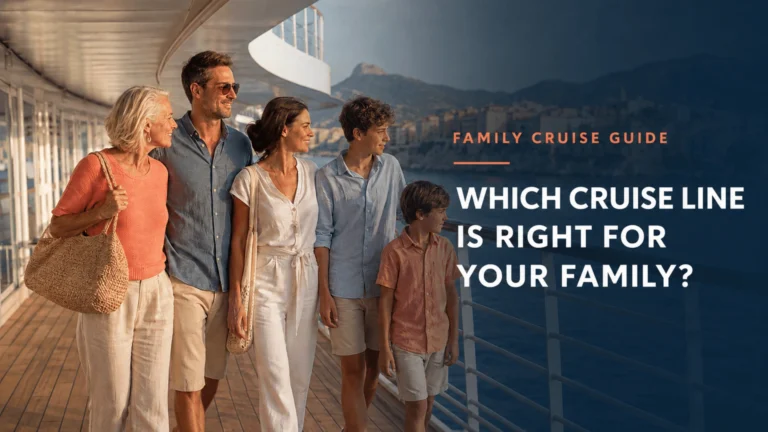 Multigenerational family enjoying a cruise holiday together